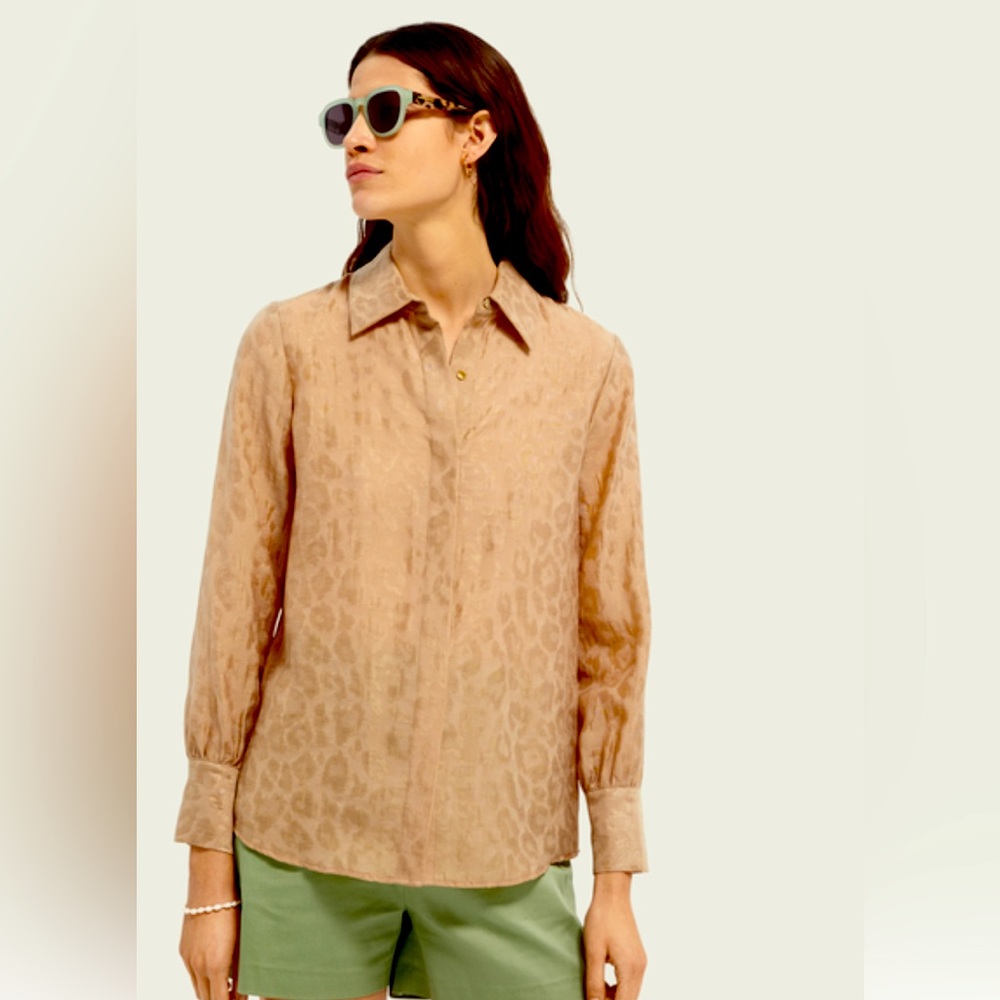 ‼️Price dropped‼️Premium😎brand shirt with leopard 🐆 print! Scotch&Soda,size S!